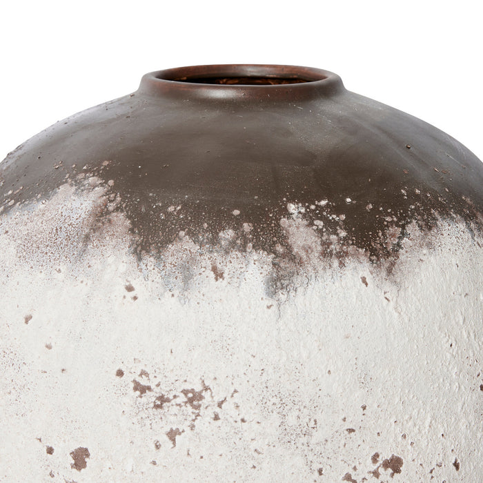 Marlow Vase - White/Grey, 42cm (H)