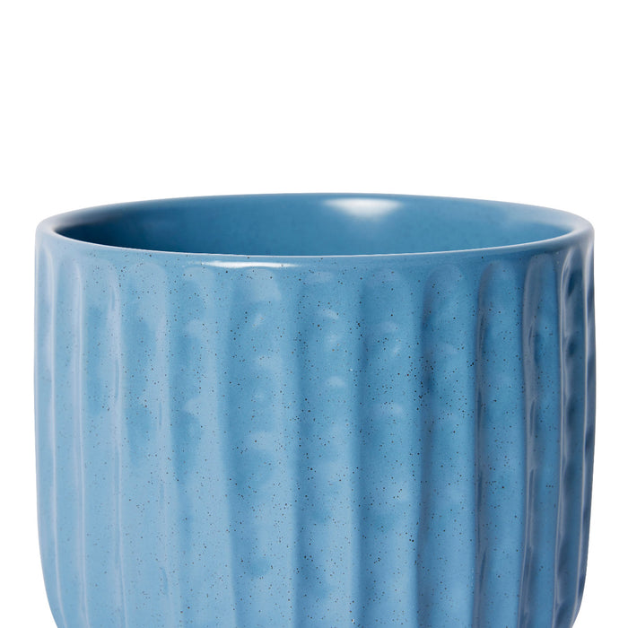 Emery Pot - Blue, 15cm (H)