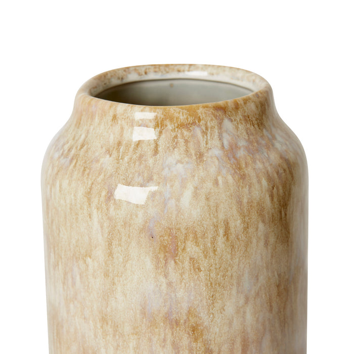 Jayden Tall Vase - Brown/Cream, 33cm (H)