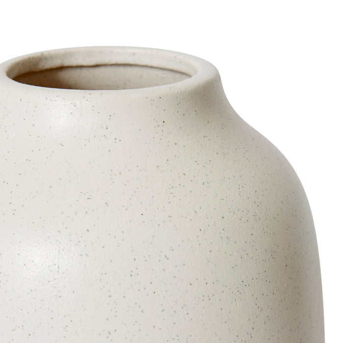 Damita Vase - White, 26cm (H)