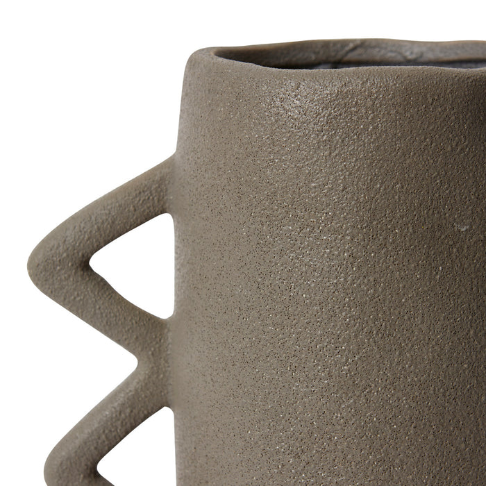 Ximena Vase - Brown, 33cm (H)