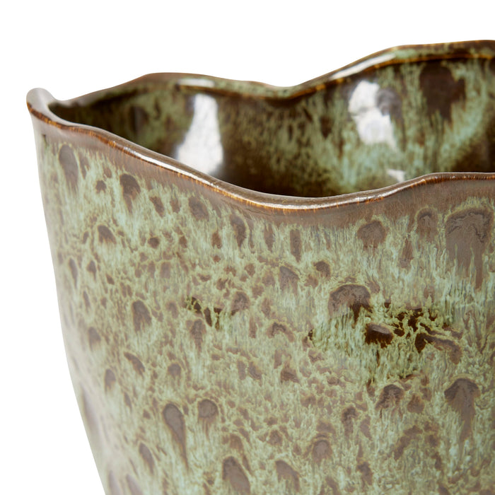 Kerry Vase - Green, 20cm (H)