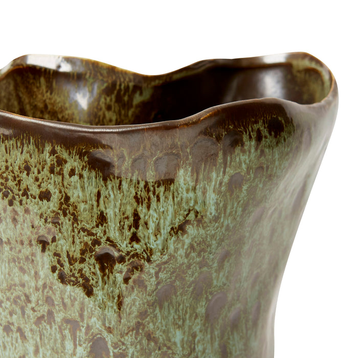 Kerry Tall Vase - Green, 28cm (H)