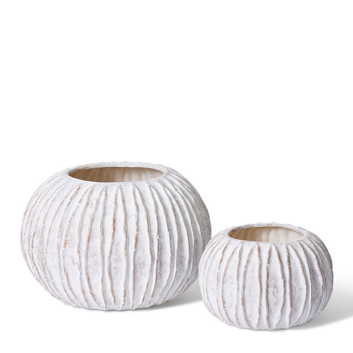 Adelina Vase - White, 21cm (H)