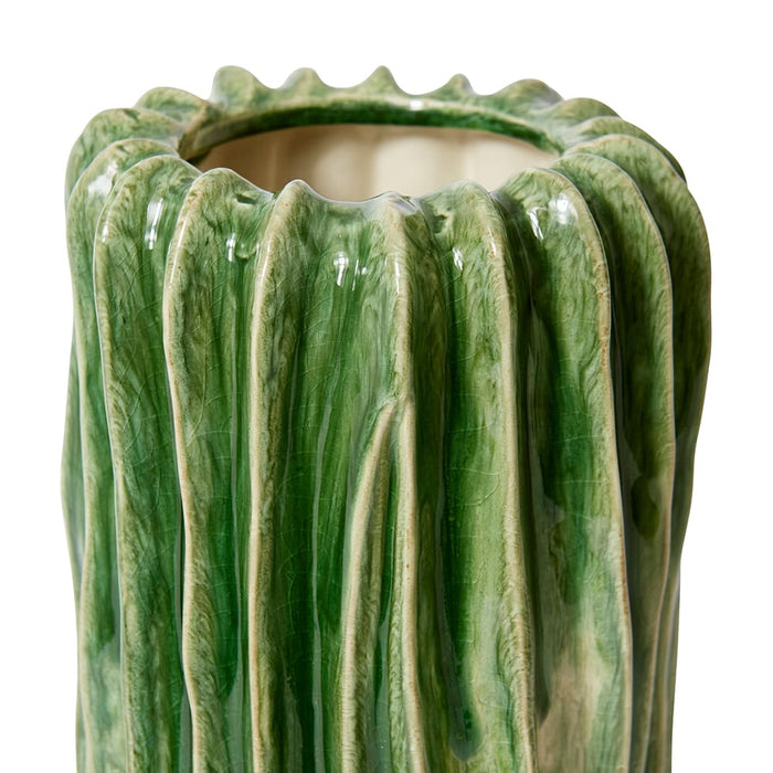 Alberto Tall Vase - Green, 31cm (H)