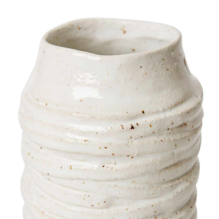 Ellema Vase - White, 22cm (H)