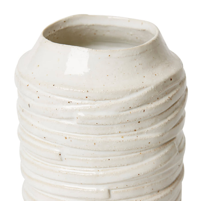Ellema Vase - White, 32cm (H)