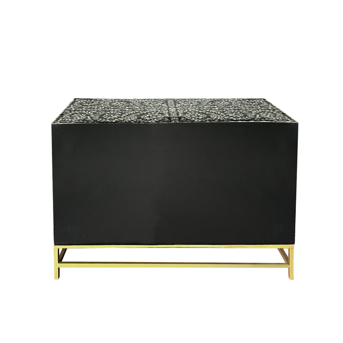Mother Of Pearl Enchanting Vine Chest Of Drawers