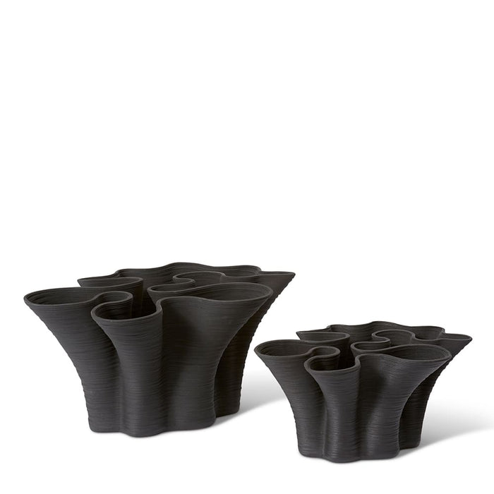 Gabriella Vase - Black, 24cm (H)