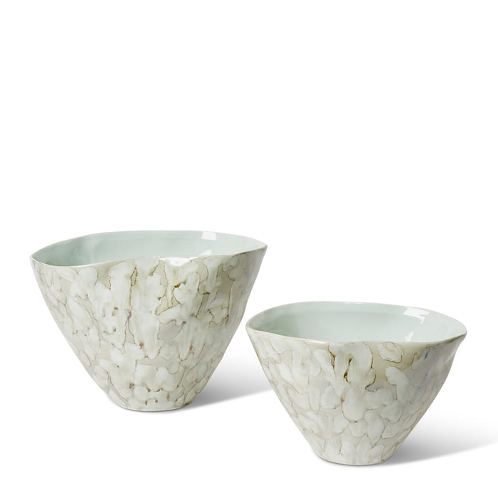 Choksi Bowl - Grey Green, 21cm (H)