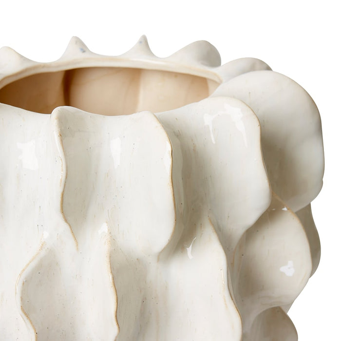 Kanika Tall Vase - White, 51cm (H)