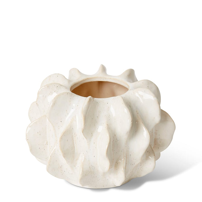 Kanika Vase - White, 16cm (H)