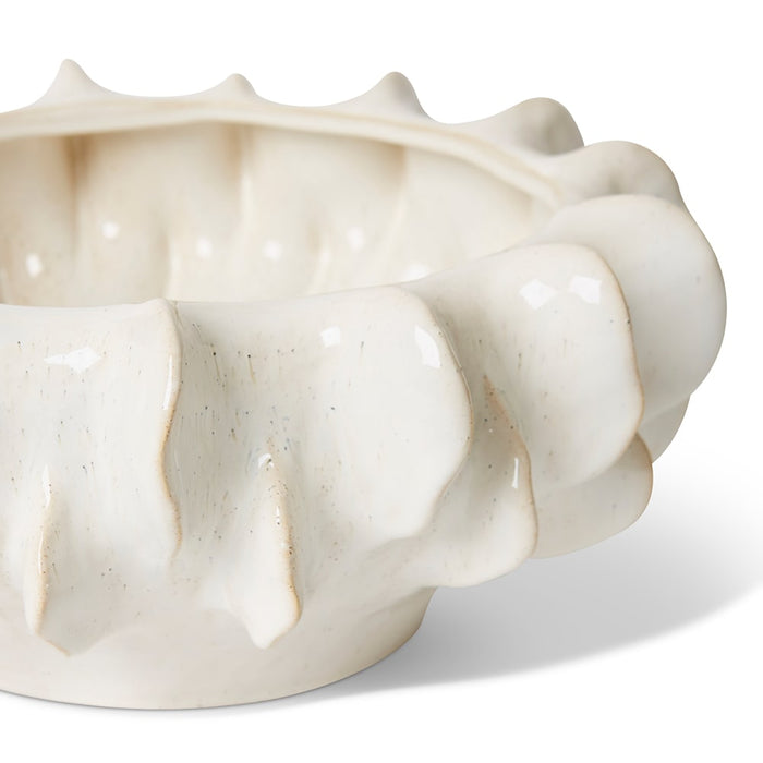 Kanika Bowl - White, 16cm (H)
