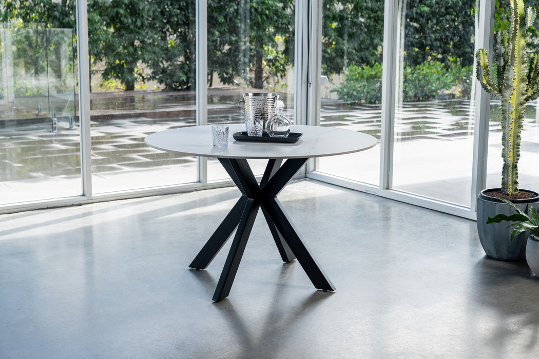 Vanessa Round Dining Table Snow White