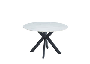 Venice Round Dining Table Snow White