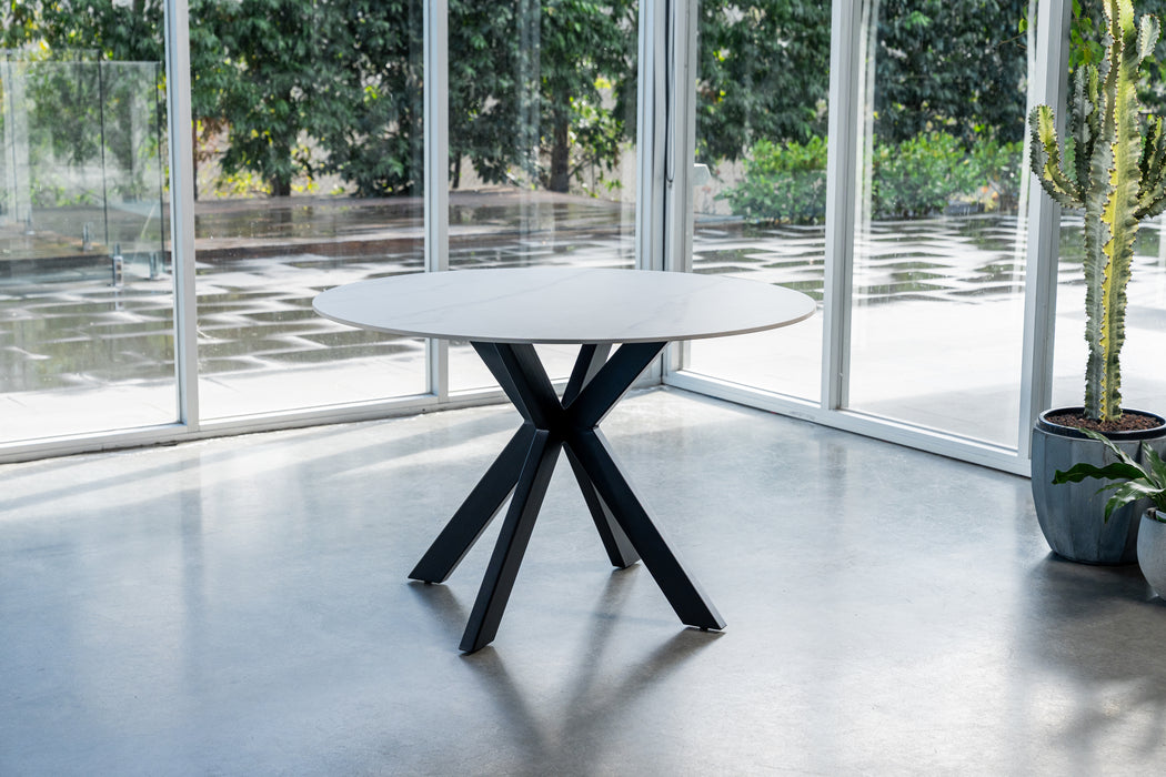 Vanessa Round Dining Table Snow White