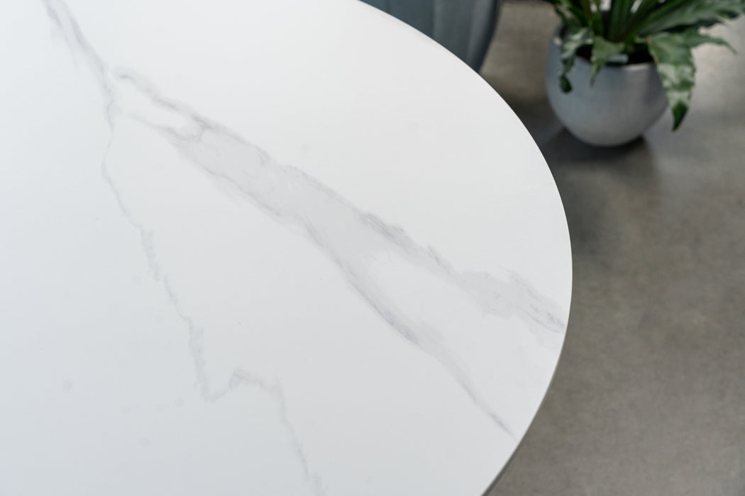 Vanessa Round Dining Table Snow White