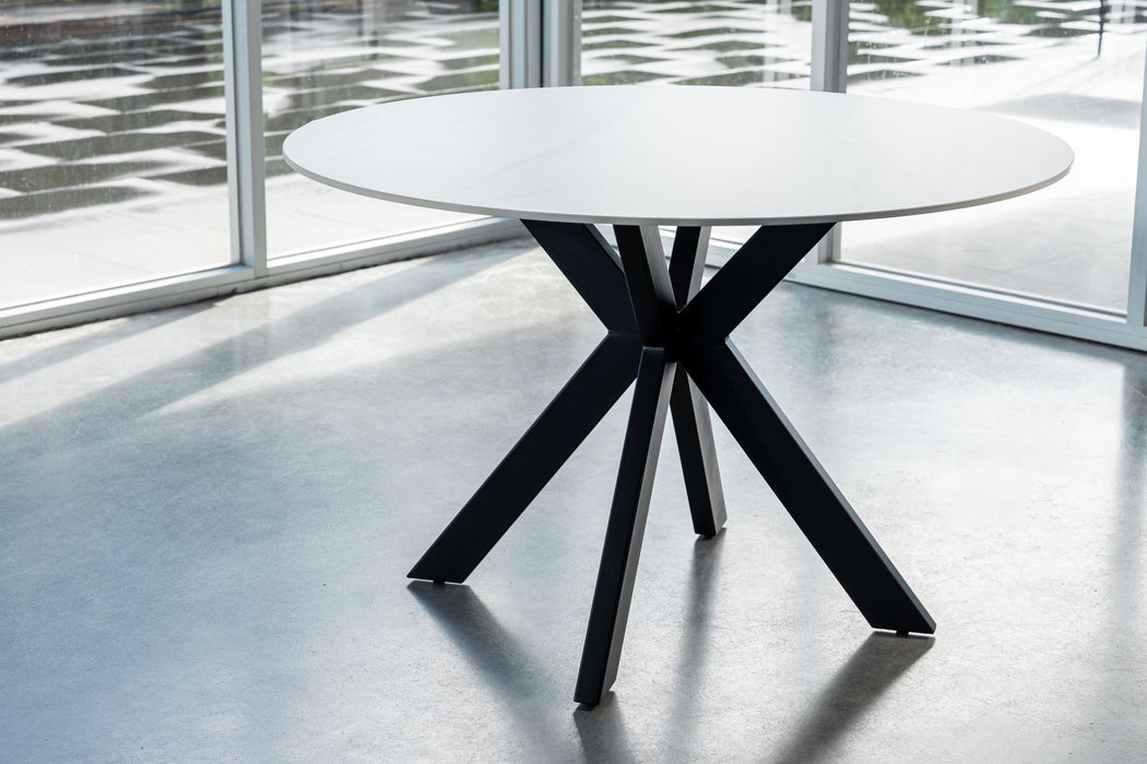 Vanessa Round Dining Table Snow White