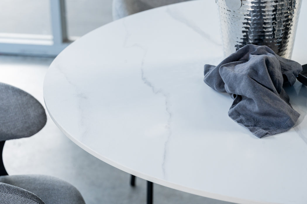 Vanessa Round Dining Table Snow White