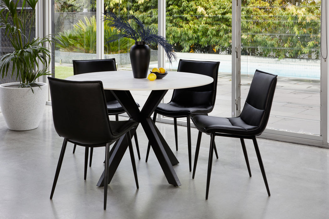 Vanessa Round Dining Table Snow White