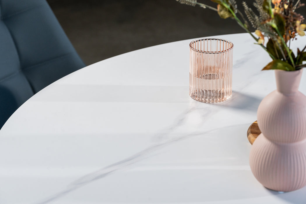 Vanessa Round Dining Table Snow White