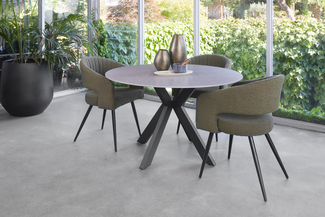 Vanessa Round Dining Table Bulgarian Grey
