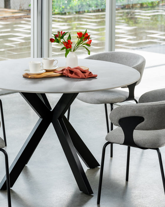 Vanessa Round Dining Table Bulgarian Grey