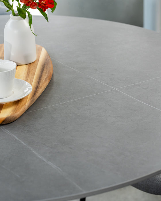 Vanessa Round Dining Table Bulgarian Grey