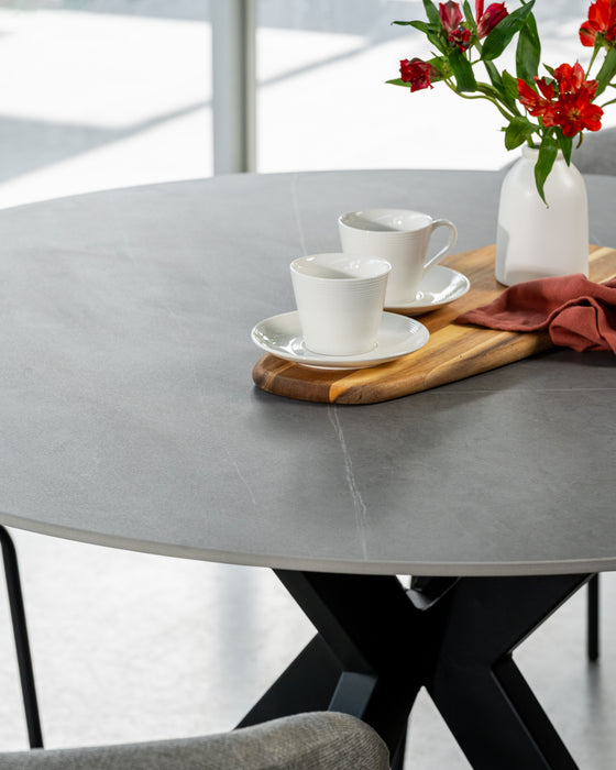 Vanessa Round Dining Table Bulgarian Grey