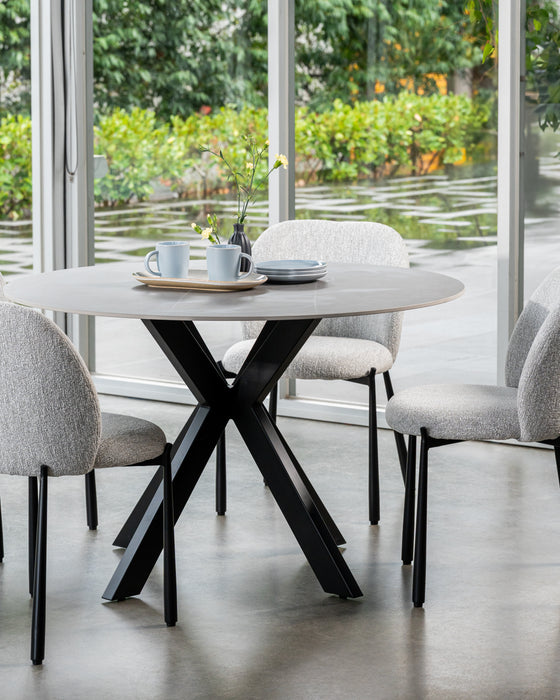 Vanessa Round Dining Table Bulgarian Grey