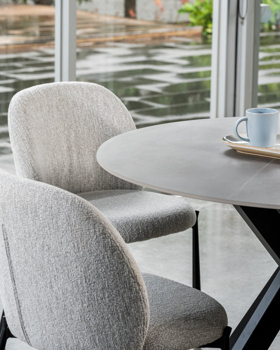 Vanessa Round Dining Table Bulgarian Grey