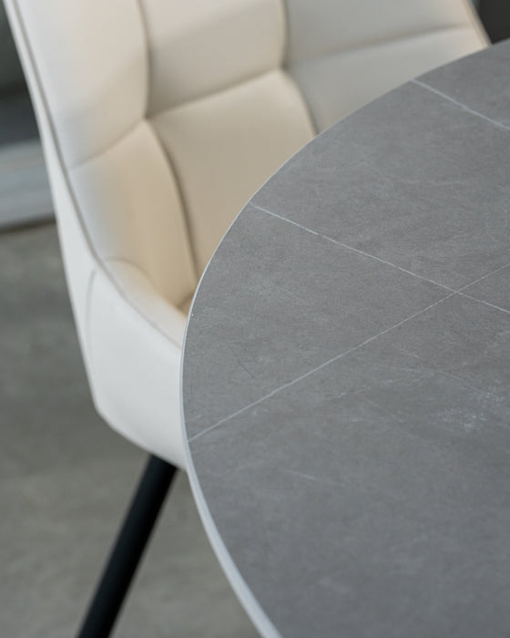 Vanessa Round Dining Table Bulgarian Grey