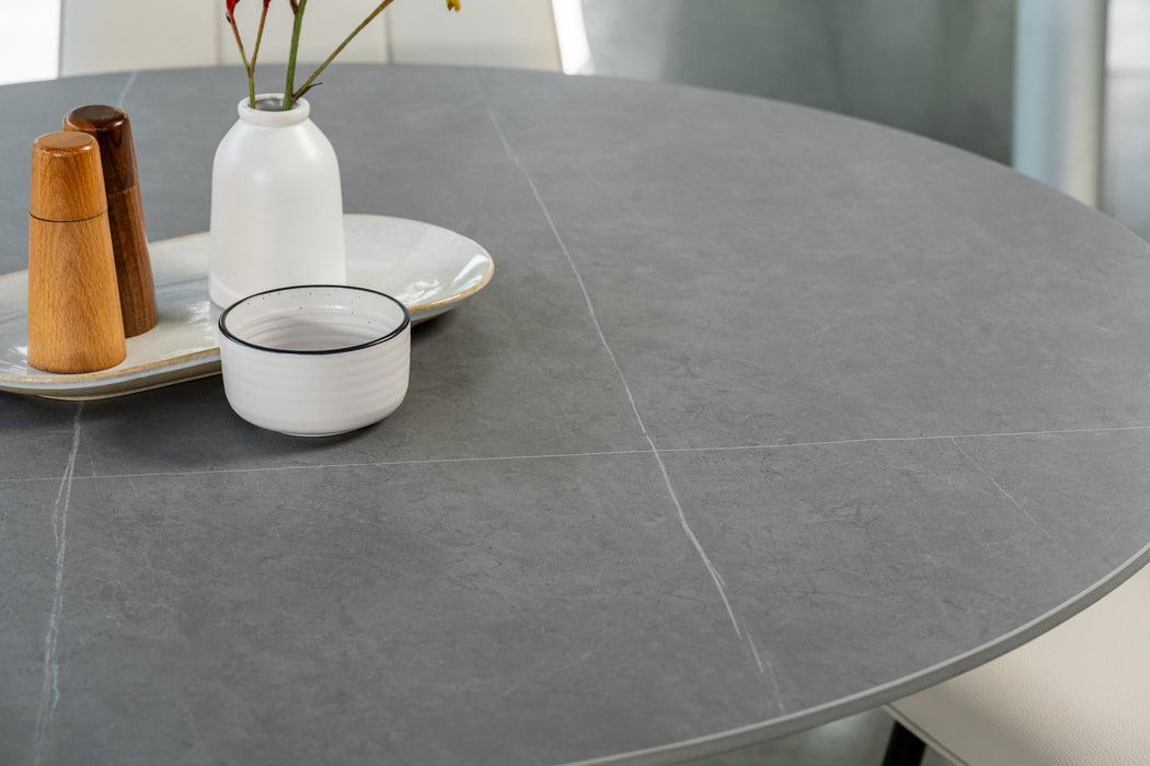 Vanessa Round Dining Table Bulgarian Grey