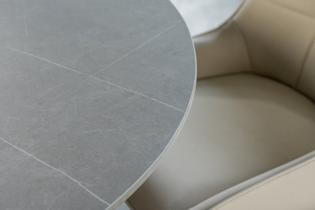 Vanessa Round Dining Table Bulgarian Grey