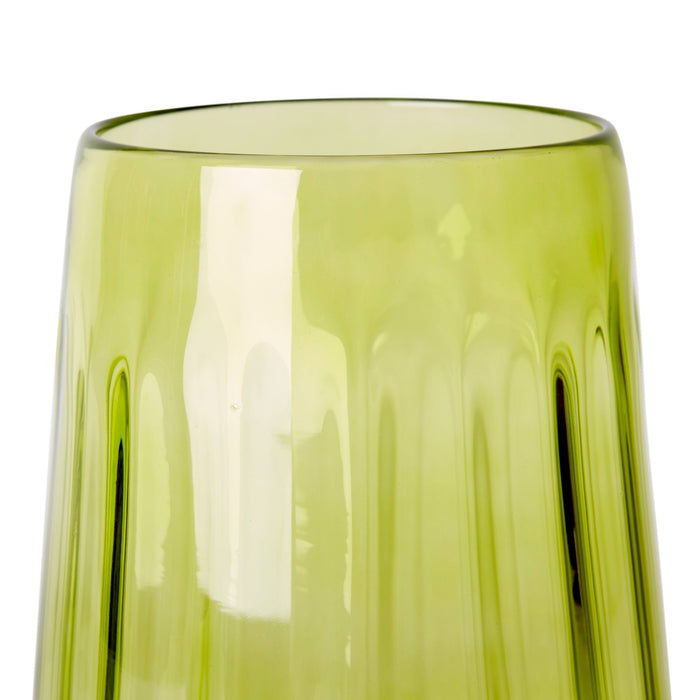 Demi Vase - Smoky Green, 26cm (H)
