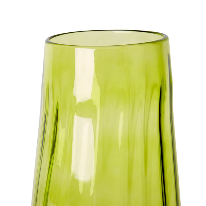 Demi Tall Vase - Smoky Green, 35cm (H)