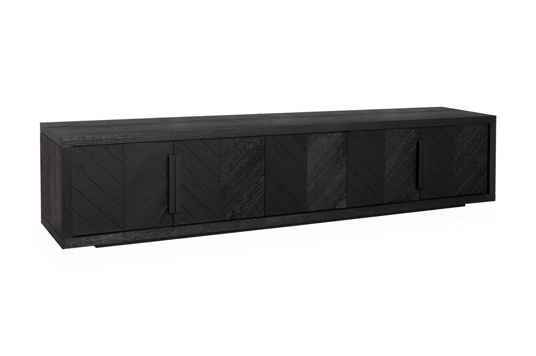 CTV6312-VA 2.23m Entertainment TV Unit - Textured Espresso Black