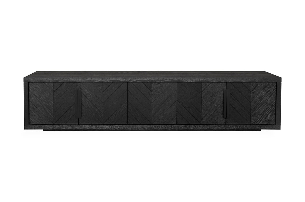 CTV6312-VA 2.23m Entertainment TV Unit - Textured Espresso Black