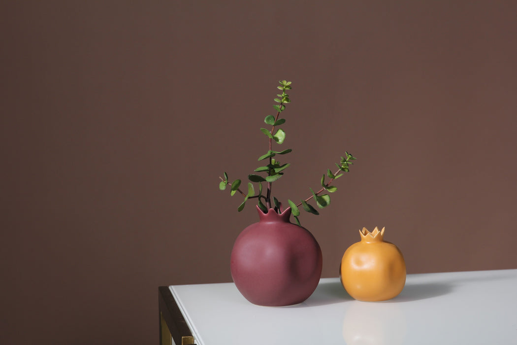 Pomegranate Vase, Medium - Ceramic