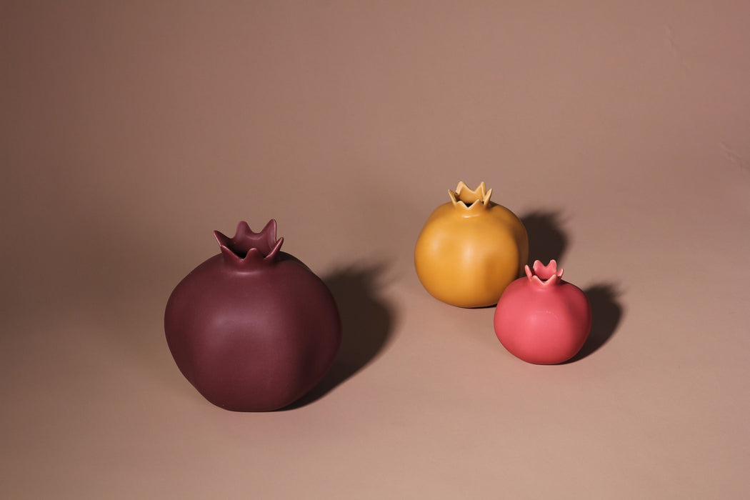 Pomegranate Vase, Medium - Ceramic