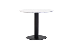 Vulcan Dining Table Marble Effect White Sevella