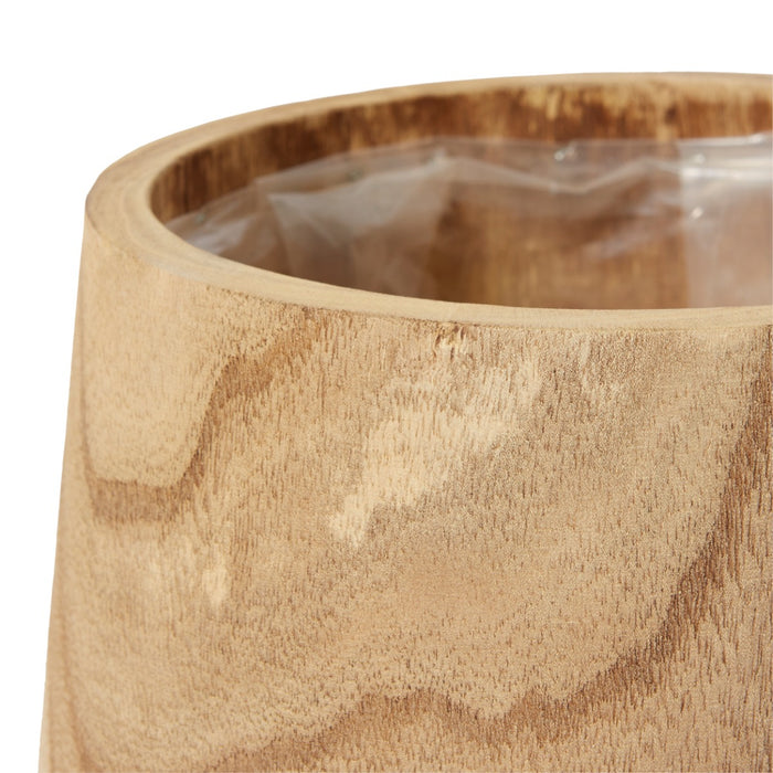 Argus Tub Pot (Decorative) - Natural, 21cm (H)