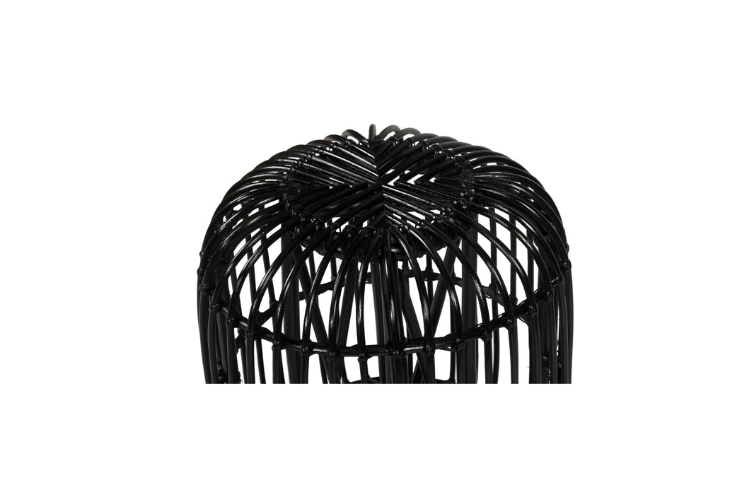 Vander Side Table - Black - Black 50cm