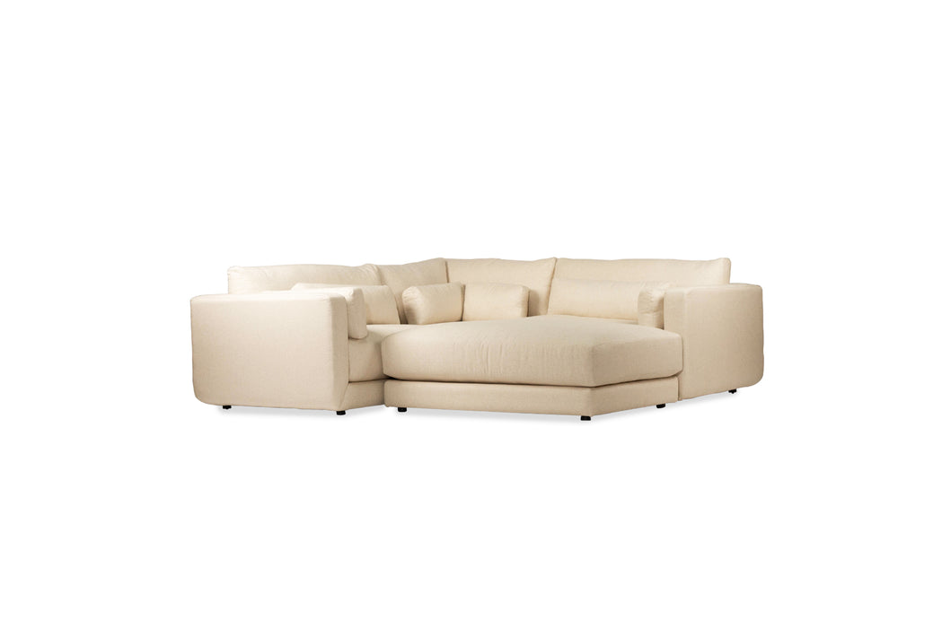 Vermont Modular Sofa - Linen Blend - Rhf