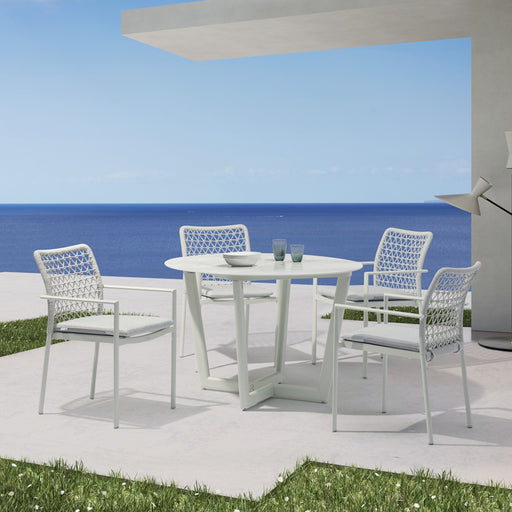 Verona Outdoor Dining Chair - Light Grey - Raffinata