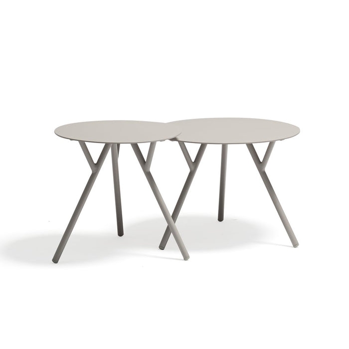 Verona Side Table (High) - Light Grey - Raffinata