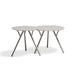 Verona Side Table (High) - Light Grey - Raffinata