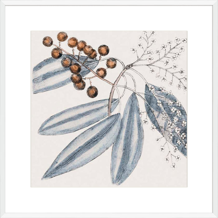 Vintage Blue Botanical IV Wall Art