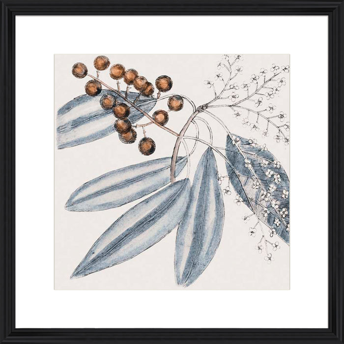 Vintage Blue Botanical IV Wall Art