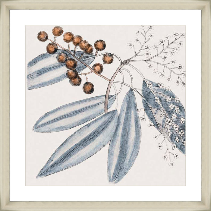 Vintage Blue Botanical IV Wall Art